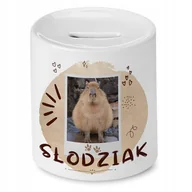 Skarbonki - Skarbonka Dla Laury na Urodziny Idealny Prezent z Nadrukiem ze Zdjęciem + Opakowanie na prezent (wzór 03) - miniaturka - grafika 1