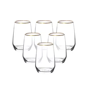 Altom RUBIN GOLD KPL.6 SZKLANEK 450ML 5907508108953 - Szklanki - miniaturka - grafika 1