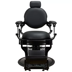 Fotel barberski SOLOMON Ayala czarny – express - Meble fryzjerskie - miniaturka - grafika 1