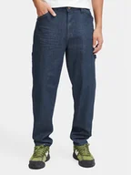 Spodnie męskie - Blend Jeansy 20716419 Granatowy Relaxed Fit - miniaturka - grafika 1