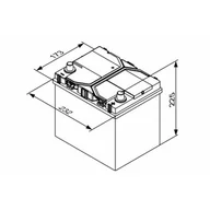Akumulatory samochodowe - Akumulator BOSCH 12V 65Ah 650A 0 092 S4E 400  w 24 h. Do 100 dni na zwrot. 100 tys. Klientów. - miniaturka - grafika 1