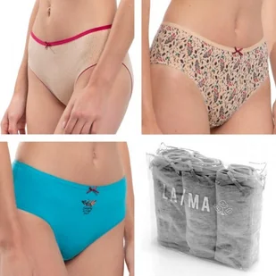Figi bikini L-127BI 22 ex 3-pak - Lama - Majtki damskie - miniaturka - grafika 1