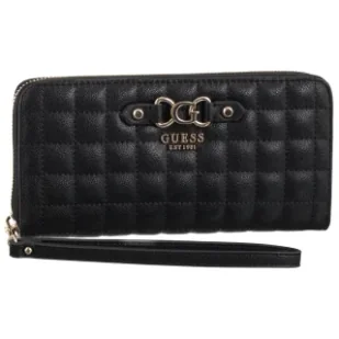 Portfel Nadira Slg Large Zip Around SWQG84 24146 Black (GU790-a) Guess - Portfele - miniaturka - grafika 1