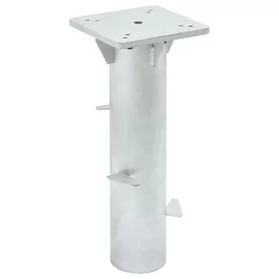 Podstawa pod parasol, in-ground, srebrna, 16x16x39,5 cm, stal Lumarko - Parasole ogrodowe - miniaturka - grafika 1