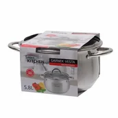 Garnki - Garnek Vesta 22 cm 4,5 l szary - miniaturka - grafika 1