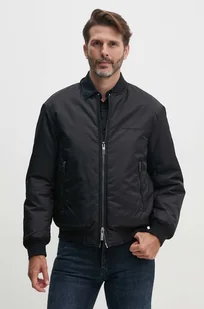 Armani Exchange kurtka bomber męski kolor czarny zimowa oversize 6DZB01 ZN4WZ - Kurtki męskie - miniaturka - grafika 1