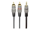 Kable - GEMBIRD Kabel 3.5mm stereo - 2xRCA 1.5m pozłacane złącza - miniaturka - grafika 1