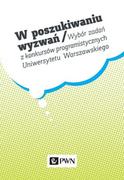 Podręczniki dla szkół wyższych - Diks Krzysztof W poszukiwaniu wyzwań - miniaturka - grafika 1