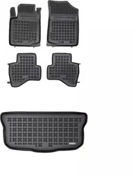 Zestaw dywaniki i mata gumowa do Citroen C1 II 2014-2021 - Dywaniki samochodowe Zestaw dywaniki i mata gumowa do Citroen C1 II 2014-2021 - Dywaniki samochodowe - miniaturka - grafika 1