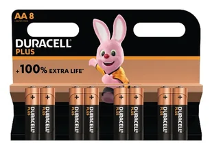 Duracell Plus Jednorazowa bateria AA Alkaliczny - Baterie i akcesoria - miniaturka - grafika 1