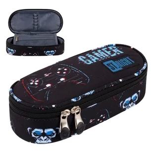 St. Right Piórnik Szkolny Saszetka Usztywniona Z Wewnętrzną Klapką Etui Na Przybory Szkolne Blue Gamer - Piórniki - miniaturka - grafika 1