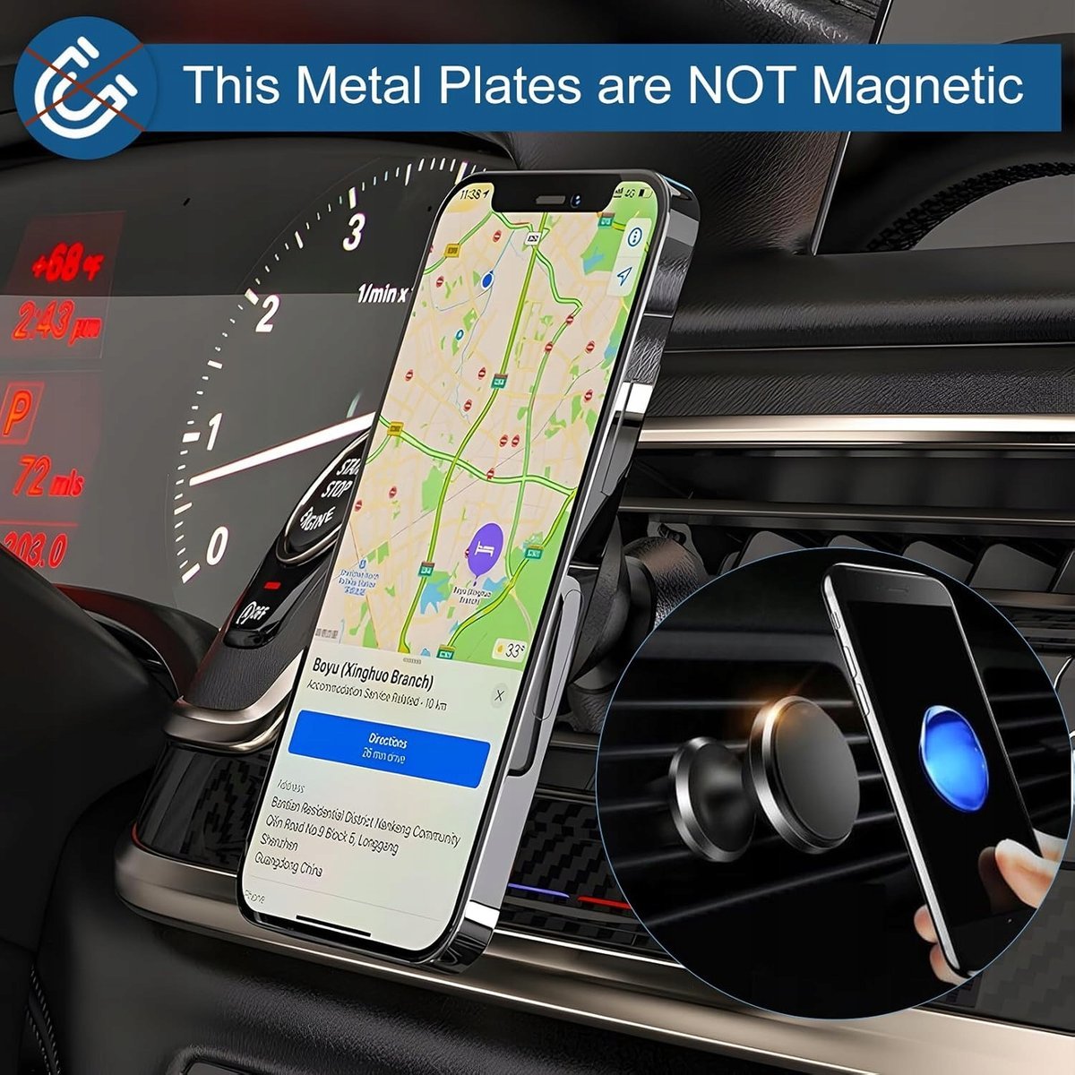 METALOWE PŁYTKI DO UCHWYTU MAGNETYCZNEGO TELEFONU 30SZT ZESTAW