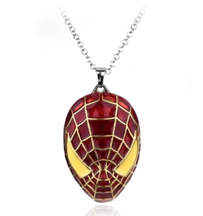 Naszyjnik łańcuszek wisiorek Spiderman pająk spider prezent streetwear Y2K - Wisiorki - miniaturka - grafika 1