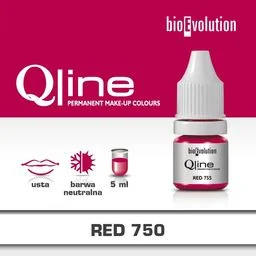Pigment Bioevolution Red 750 - Qline - 5ml - Pozostałe akcesoria kosmetyczne - miniaturka - grafika 1