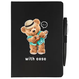 NOTES CZARNY A5 + DŁUGOPIS MICKIEWICZ CYTATY Wzory - Zeszyty szkolne - miniaturka - grafika 1