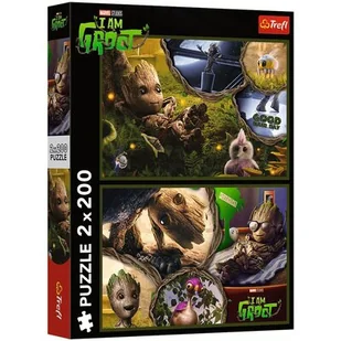Puzzle 2x200 Ja jestem Groot TREFL - Puzzle - miniaturka - grafika 1
