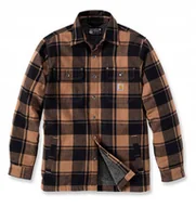 Koszule męskie - Koszula Wierzchnia Carhartt Heavyweight Flannel Sherpa - miniaturka - grafika 1