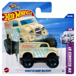 Hot Wheels: Mały samochód Monster Dairy Delivery - Samochody i pojazdy dla dzieci - miniaturka - grafika 1