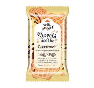 Selfie Project Sweet's Don't Lie chusteczki do demakijażu 10szt - Chusteczki do demakijażu Selfie Project Sweet's Don't Lie chusteczki do demakijażu 10szt - Chusteczki do demakijażu - miniaturka - grafika 1