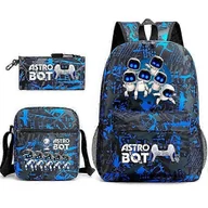 Plecaki - 3szt Astro Bot Młodzieżowy plecak robota kosmicznego Styl-03 - miniaturka - grafika 1