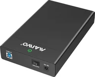 Dyski HDD - Dysk zewnętrzny HDD CoreParts 2TB Czarny MS2TBE3.5USB/3.0 - miniaturka - grafika 1