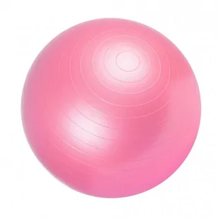 Gorilla Sports 55cm Różowa Piłka Gimnastyczna (100490-00037-0059) - Piłki do ćwiczeń - miniaturka - grafika 1