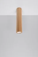 Oprawy, klosze i abażury - Sollux Lighting Plafon ZEKE 30 dąb PEACH PUFF - miniaturka - grafika 1