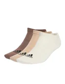 Skarpetki damskie - adidas Cienkie i lekkie skarpety sportowe unisex o niskim kroju, 3 pary niewidocznych skarpetek, cudowna biel/magiczny beż/ziemia warstwy, XS, Wonder Biały/Magiczny Beż/Ziemia Warstwy, X-Small - miniaturka - grafika 1