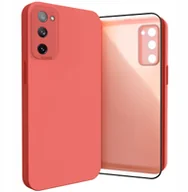 Etui i futerały do telefonów - Etui do Samsung Galaxy S20 FE Silikonowe, Osłona Kamery, Czerwone Szkło - miniaturka - grafika 1
