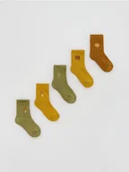 Skarpetki dla dzieci - Reserved - Skarpetki 5 pack - żółty - miniaturka - grafika 1