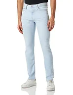 Spodenki męskie - Tommy Hilfiger Męskie spodnie jeansowe XTR Slim Layton Pstr Hill niebieskie, Hill Blue, 30W / 32L - miniaturka - grafika 1