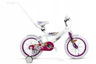 ROWEREK DZIECIĘCY DLA DZIEWCZYNKI BMX BIAŁY 16 STYLE - Rowery - miniaturka - grafika 1
