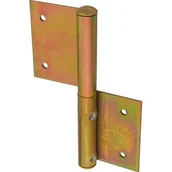 Zawiasy, okucia i inne akcesoria - Zawias płetwowy okienny 100 mm ocynk P P - miniaturka - grafika 1