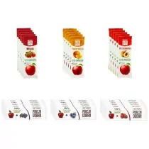Porcja Dobra Przekąski owocowe mix smaków zgrzewka 30 x 16 g - Batoniki - miniaturka - grafika 1