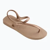 Sandały damskie - Sandały damskie Havaianas Flash Urban rose gold - miniaturka - grafika 1