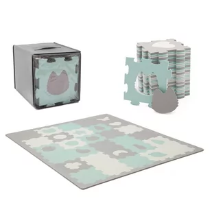 Kinderkaft Mata Piankowa Puzzle Luno Shapes Mint - Maty piankowe - miniaturka - grafika 1