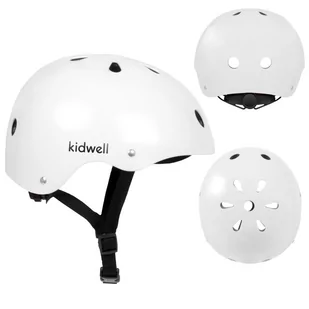 Kidwell Kask ochronny ORIX white Mat biały KASKORI03A0_20210814193756 - Akcesoria do skatingu - miniaturka - grafika 2