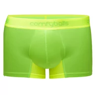 Majtki męskie - COMFYBALLS Bokserki do biegania REGULAR PERFORMANCE green yellow - miniaturka - grafika 1