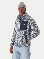 Bluzy męskie - Quiksilver Polar Clean Coast EQYPF03066 Niebieski Regular Fit - miniaturka - grafika 1