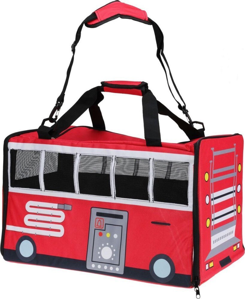 Koopman Transporter dla zwierzaka 52x30x32,5cm pet bus czerwony