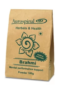 Aurospirul Brahmi - Aurospirul proszek 100g 5944-737D3 - Układ nerwowy - miniaturka - grafika 1