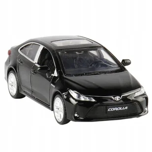 TOYOTA COROLLA HYBRID METALOWY MODEL SAMOCHODU 1:32 DŹWIĘK ŚWIATŁO CZARNY - Zabawki zdalnie sterowane - miniaturka - grafika 1