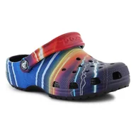 Buty dla dziewczynek - Klapki Crocs Classic Meta scape Clog Deep Jr 208457-4LF wielokolorowe - miniaturka - grafika 1