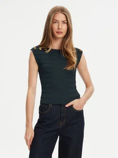 Guess Bluzka W5YR12 Z0130 Zielony Regular Fit - Bluzki damskie - miniaturka - grafika 1