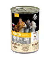 Mokra karma dla psów - PetRepublic karma monoproteinowa z kurczaka dla kota, kawałki w sosie 400g - miniaturka - grafika 1