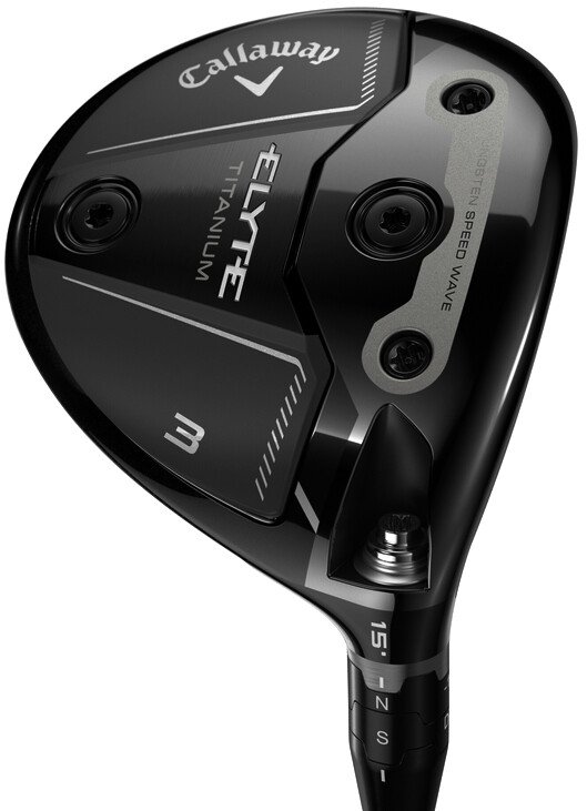 Kij golfowy Fairway Wood Callaway Elyte TI Prawa ręka, 15°, Regular, True Temper Project X Denali Charcoal 60g, 2025