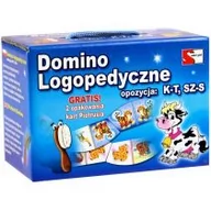 Książki edukacyjne - Gra Domino Logopedyczne SZ-S, K-T - miniaturka - grafika 1