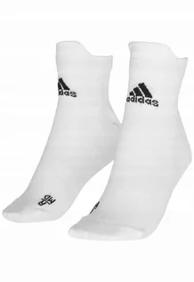 Skarpetki męskie - Adidas Skarpetki Męskie Alpha Skin Ankle Ultralight Białe Cv8862 34-36 - grafika 1