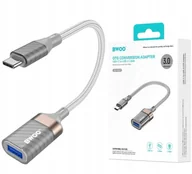 Akcesoria podróżnicze - BWOO BZ69 adapter USB-C - USB szary - miniaturka - grafika 1