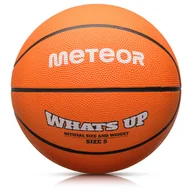 Piłka nożna - Piłka Koszykowa Meteor What's Up 5 Pomarańczowy - miniaturka - grafika 1